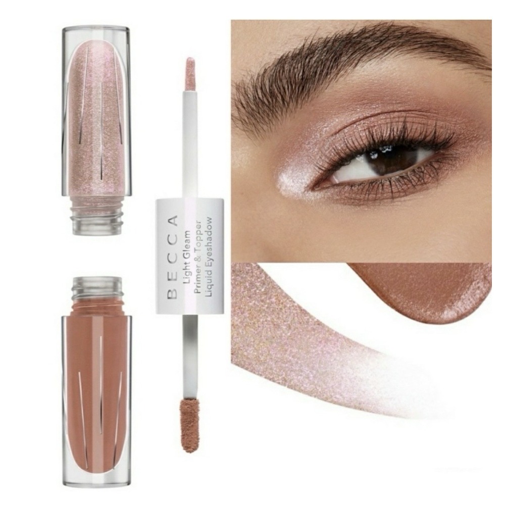 Becca Cosmetics Light Gleam Primer & Topper Liquid‎ Eyeshadow -LUNAR- NWOB - Picture 2 of 10
